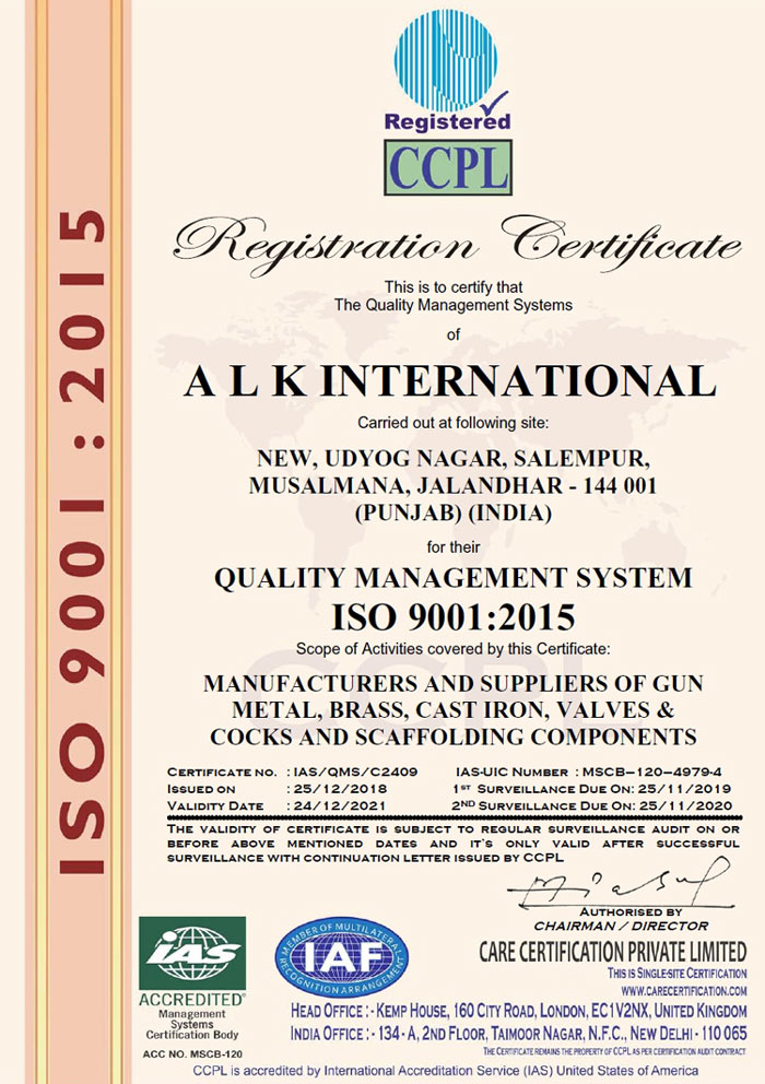ISO Certification
